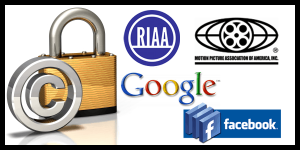 SOPA-google-battle Host Merchant Services image about the Stop Online Piracy Act and the players involved.
