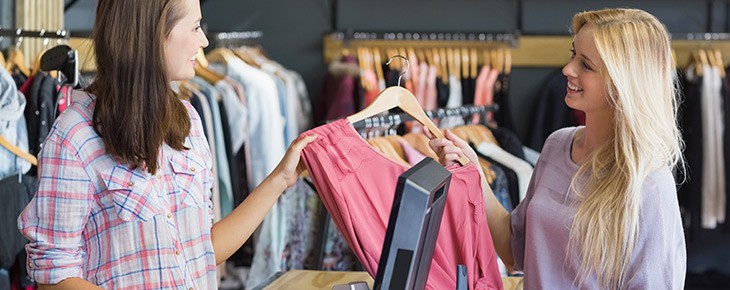 Retail clothing merchant account