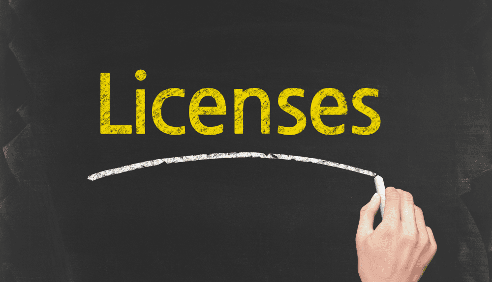 license