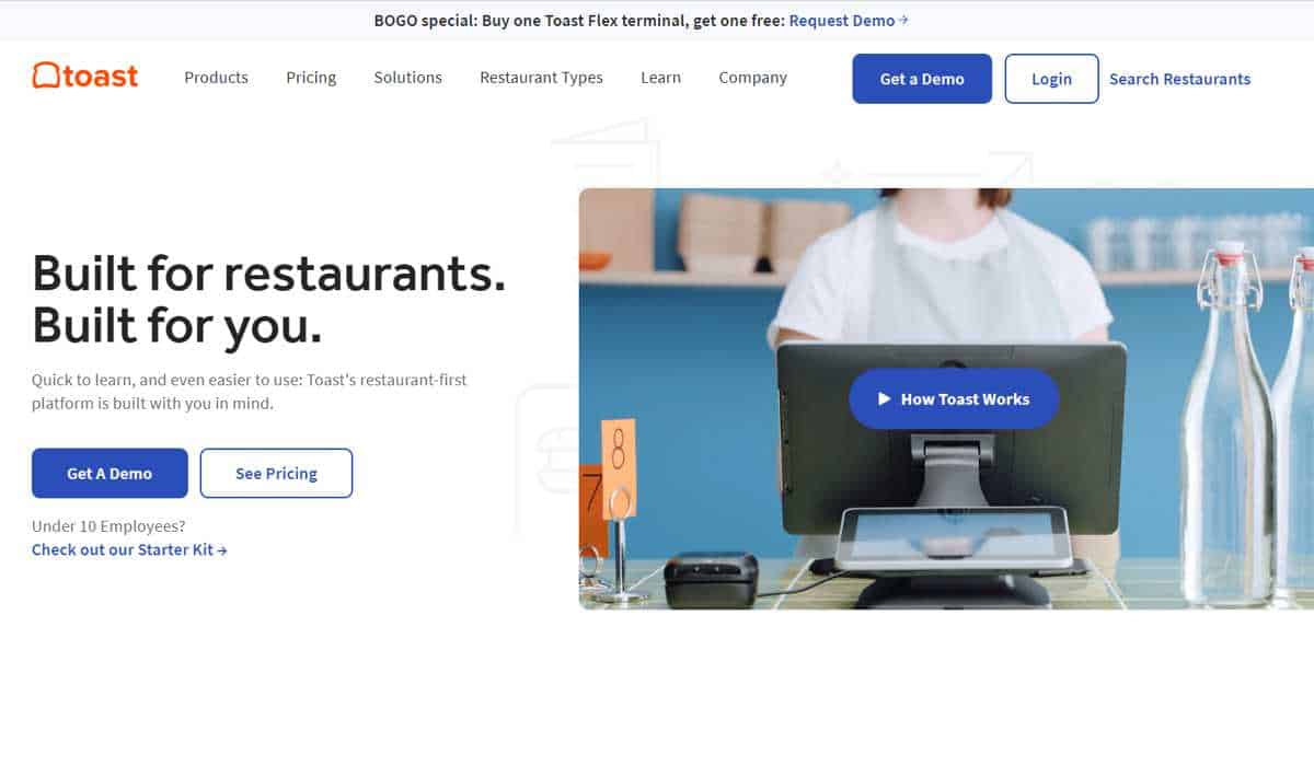 Toast POS - one of the best cloud POS systems for small businesses