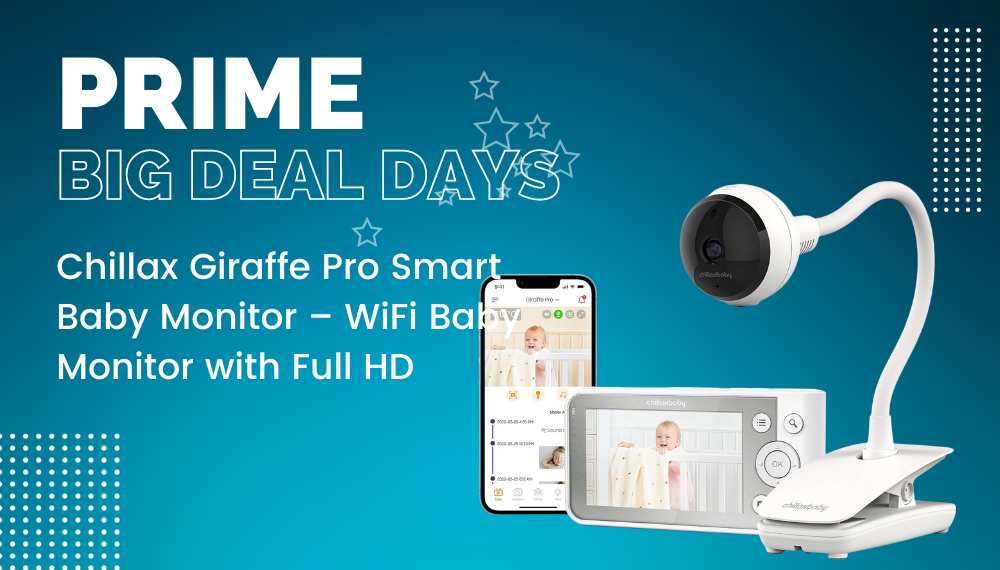 Chillax Giraffe Pro Smart Baby Monitor – WiFi Baby Monitor with Full HD