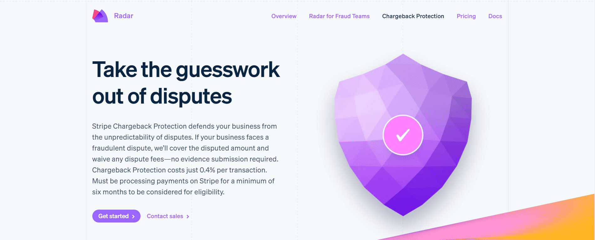 Stripe Chargeback Protection
