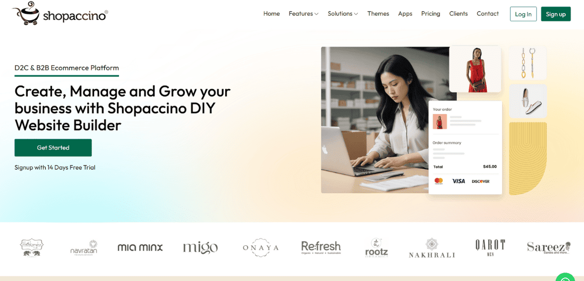 Modern E-commerce Shopping Cart - Shopaccino