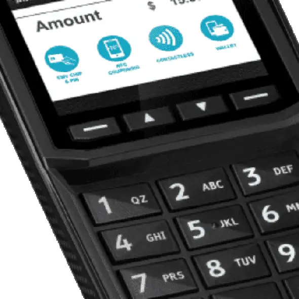 Contactless payment terminal for Host Merchant Services payment solutions.