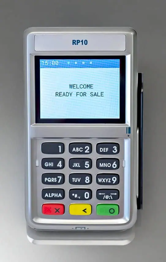 Contactless PCI Compliant Payment Terminal for Small Business Payments.
