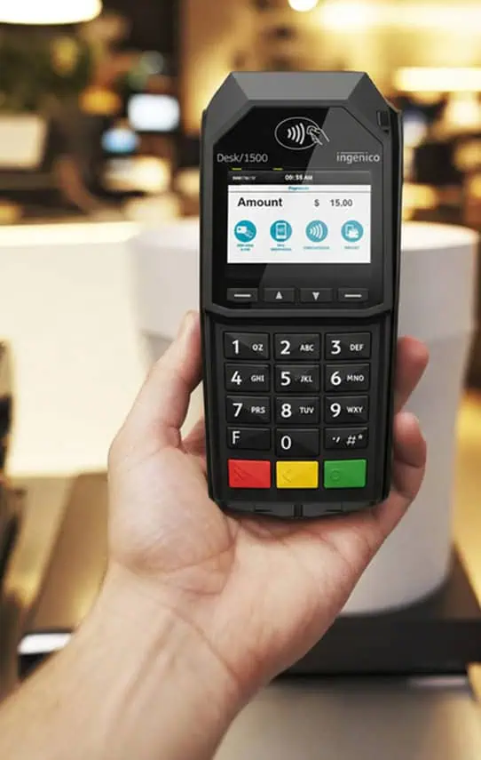 Contactless payment terminal for Host Merchant Services.