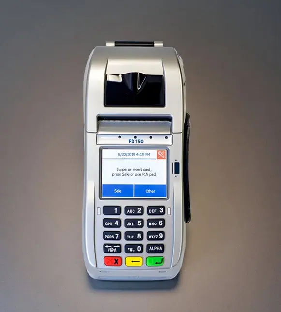 Contactless payment terminal for Host Merchant Services.