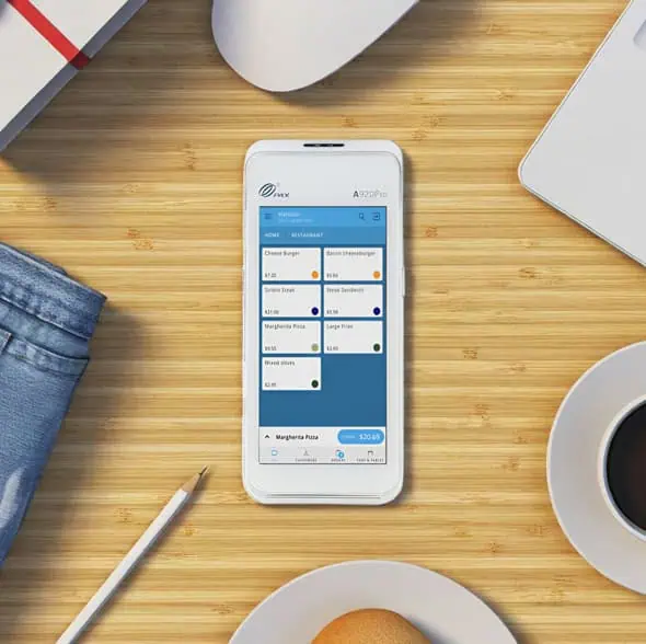 Secure payment processing with Host Merchant Services on mobile devices for small business owners.