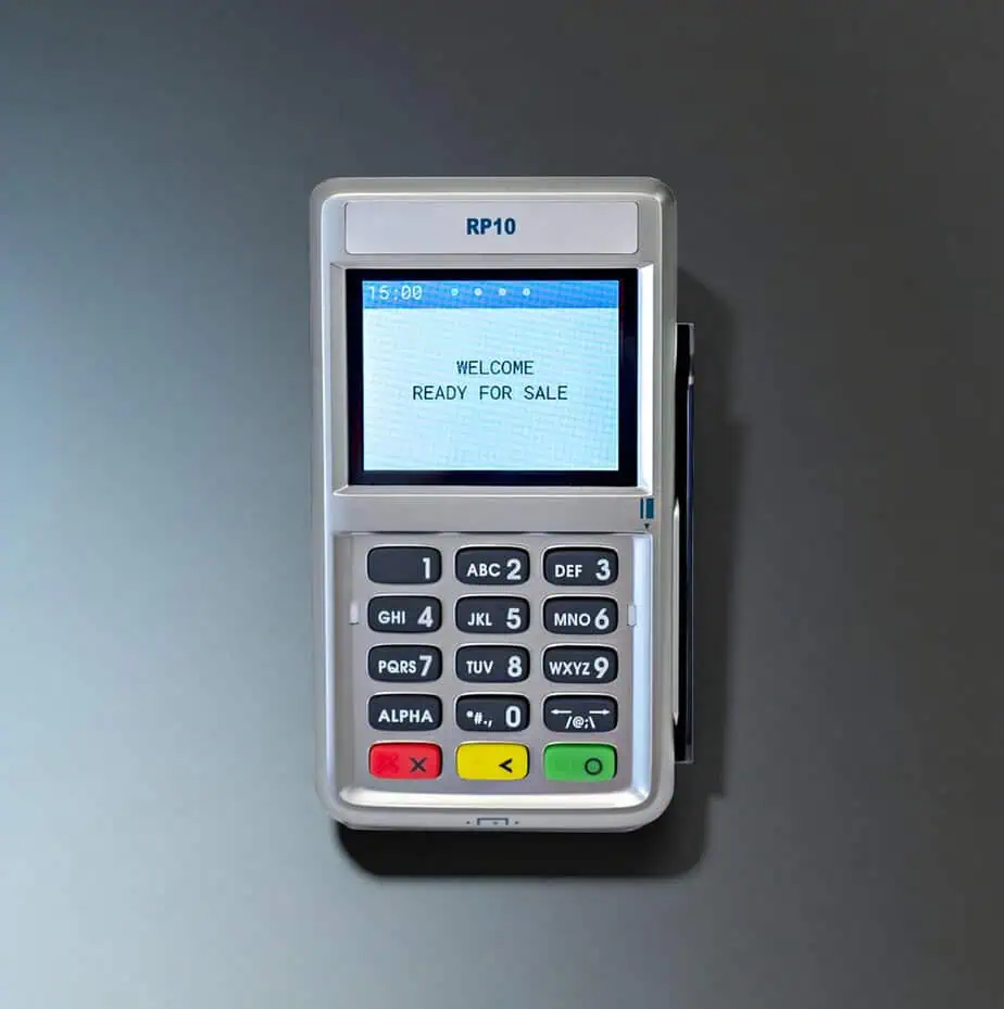 Contactless payment terminal for Host Merchant Services payment solutions.