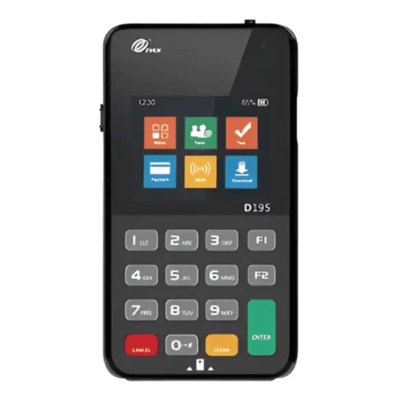 Portable payment terminal for seamless card processing at Host Merchant Services.